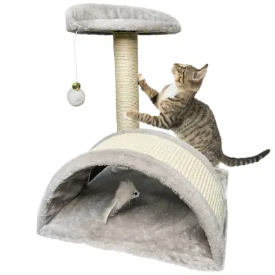 Praskalnik za mačke, hišica, postelja, praskalnik, plišasti tunel + igrača PetJet