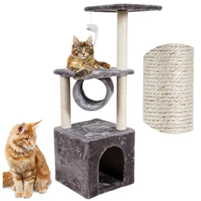 Praskalnik za veliko mačko, praskalnik, stolp, tunel, postelja + igrača PetJet