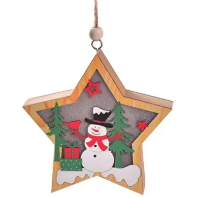 BELINE LESENA LUČKA SNEŽEK ZA DEKORACIJO Z LED ZA BOŽIČNE INTERIJERE