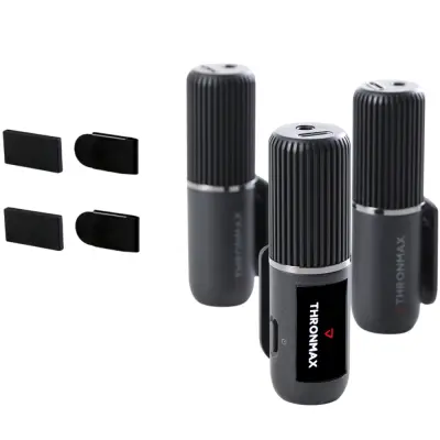Mikrofon Kit 3-pcs Thronmax C2 Compact Wireless Space 2.4 GHz - Črna