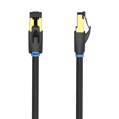 OMREŽNI KABEL CAT8 SFTP VENTION IKABJ RJ45 ETHERNET 40GBPS 5M ČRN