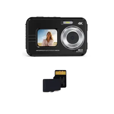 WDC901 4K vodoodporni digitalni fotoaparat s kartico 32GTF