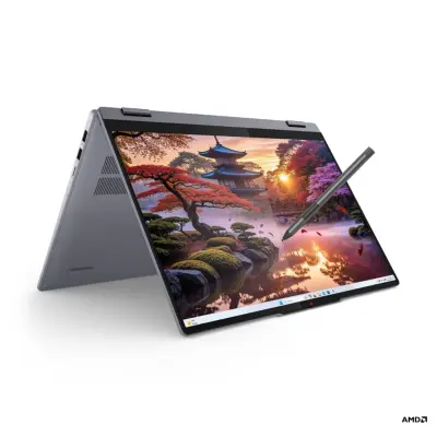 Prenosnik LENOVO IdeaPad 5 2-in-1 40,6 cm (16"), AMD Ryzen AI 7 350, 16 GB RAM, 1 TB SSD, W11H, siv