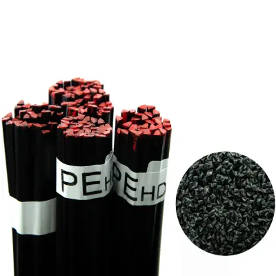 ROSFIX SPOJINA ZA VARJENJE PLASTIKE PEHD – TRIKOTNI PROFIL 3,5 MM, ČRNA, 100 G | 260–310 °C