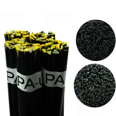 ROSFIX PA-U SPOJ ZA VARJENJE PLASTIKE – ČRN, 100 G, 370–390 °C, TRAK 8 MM, TRIKOTNIK 3,5 MM | PA6, PA66