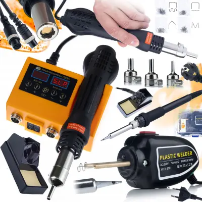 ROSFIX SET SPAJKALNA POSTAJA OH660 + ZVARILEC PLASTIKE RSC100W – 660W, LED, 400 ZAPONK | 100–500°C