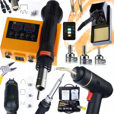 ROSFIX SET SPAJKALNA POSTAJA OH660 + BREZŽIČNI SPENJAČ RBK200W – 660W, LED, 5000MAH, 400 ZAPONK | 100–500°C