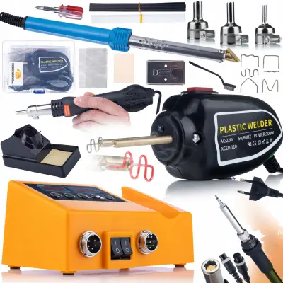 ROSFIX SET SPAJKALNA POSTAJA OH660 + ZVARILEC PLASTIKE RSC100W + ŽELEZNA SPAJKALKA BL80W | 660W, 100W, 80W, 400 SPONK, LED, PID