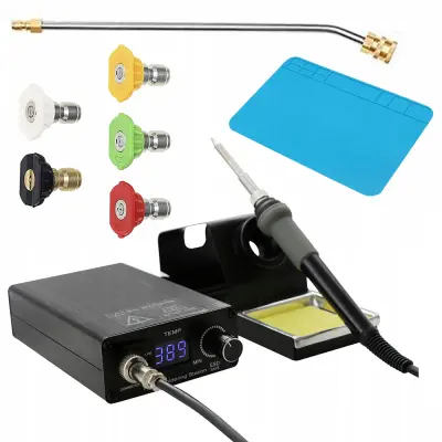 ROSFIX SET SPAJKALNA POSTAJA T12OAO – OLED ZASLON, 75W, 200–450°C | LANCA 1/4", 5 ŠOB, PODLOGA 20X30