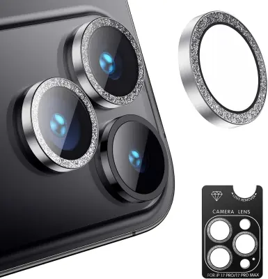 Zaščita objektiva kamere Sparkle, združljiva z iPhone 17 Pro/17 Pro Max