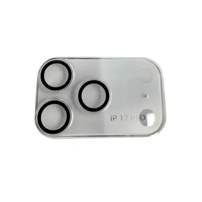 Matte Transparent One-Piece Camera Lens Protector compatible with iPhone 17