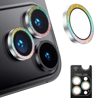 Kompatibilen z iPhone 17 Bleščeč Zaščitnik Objektiva Kamere - HD, Proti Praskam