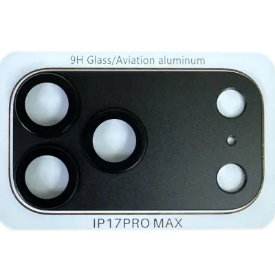 Matte Metal Armor Zaščita Objektiva Kamere, Združljiva z iPhone 17 Pro Max