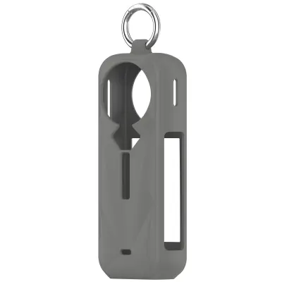 Silikonsko ohišje Insta360 X5: Popolna zaščita in pokrovček objektiva Grey