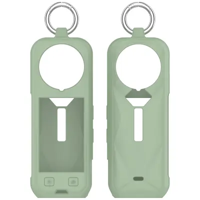 Silikonsko ohišje Insta360 X5: Popolna zaščita in pokrovček objektiva Green