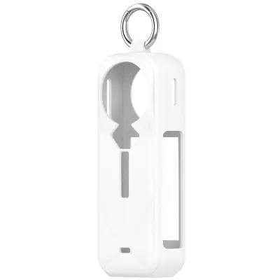 Silikonsko ohišje Insta360 X5: Popolna zaščita in pokrovček objektiva White