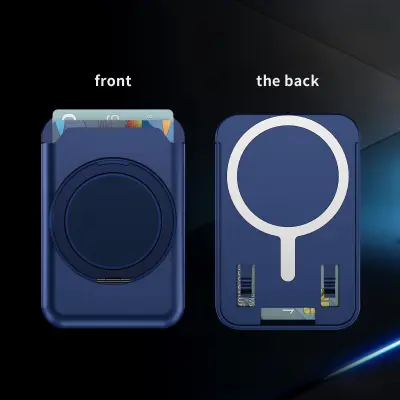 Magnetno držalo za kartice s 360° vrtljivim stojalom Blue