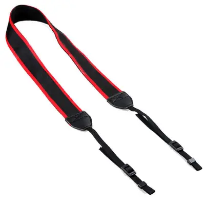 Univerzalni rdeči vezeni naramni pas za fotoaparat Canon DSLR