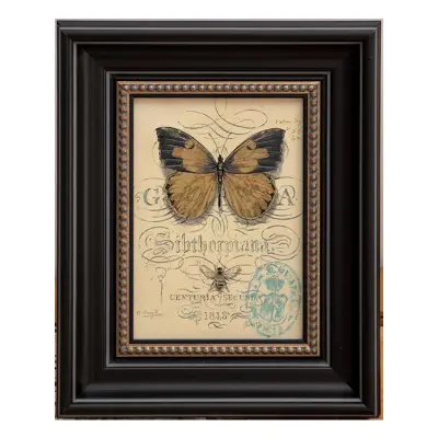 Vintage Srebrno Črn Smolni Foto Okvir - Retro Prikaz Slik za Mizo & Steno  9 palcev