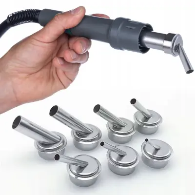 ROSFIX SET KOTNIH ŠOB ZA VROČ ZRAK – 7 KOVINSKIH ŠOB Ø3–12 MM | ZA QUICK 861DW, ROSFIX AIRFLOW-X | ZA SPAJKANJE IN VARJENJE PLASTIKE