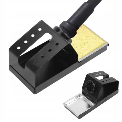 ROSFIX KOVINSKO STOJALO ZA SPAJKALNIK – 70X159 MM, Ø26 MM, GOBA ZA ČIŠČENJE, VIŠINA 72 MM | ZA YIHUA, AOYUE