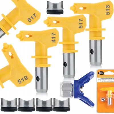 ROSFIX SET BRIZGALNA GLAVA ULTRA SPRAY 513, 517, 519, 417, 617 – JEKLENI ŠČITNIK | 20–30 CM, 7/8"