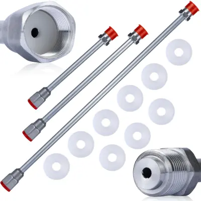 ROSFIX SET PODALJŠEVALNIH CEVI ZA BRIZGALNO PIŠTOLO – 30/50/75 CM, 290 BAR, 7/8" | 9 TESNIL, MODULARNO