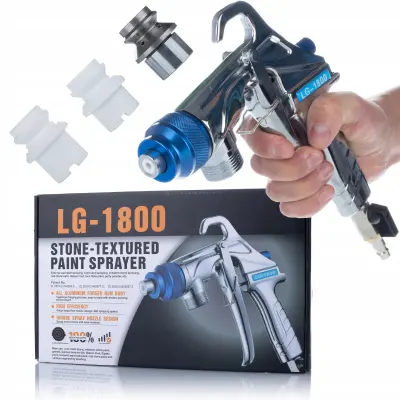 ROSFIX SET BRIZGALNA GLAVA MAXSTREAM18 – 1800W, 3 ZAMENLJIVE ŠOBE, KOVINSKO OHIŠJE | ZA GLAJENJE IN TYNKANJE | UNIVERZALNI PRIKLJUČEK