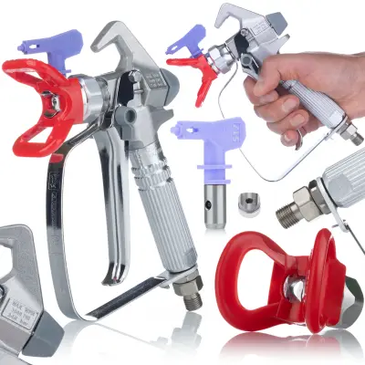 ROSFIX SET BRIZGALNA GLAVA ULTRASPRAY PAINTMASTER PM1 – ŠOBA 517, 3000 PSI, 1/4" IN 7/8" NAVOJ | ZA BARVANJE STEN, STROPOV, OGRAD