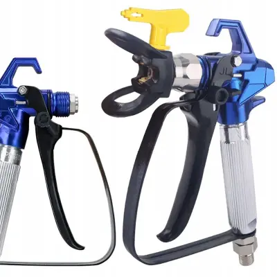 ROSFIX SET BRIZGALNA GLAVA ULTRASPRAY BLUEJET BJ1 – ŠOBA 517, 3000 PSI, 1/4" IN 7/8" NAVOJ, VGRAJEN FILTER | ZA BARVANJE STEN IN STROPOV