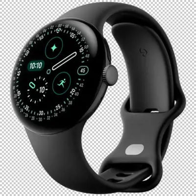 Pametna ura GOOGLE Pixel Watch 4, 45 mm, črna (Black/Obsidian)