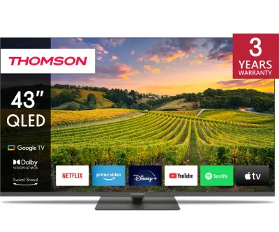 Televizor THOMSON 43QG5C14 QLED, 109 cm (43"), 4K UHD, Google TV