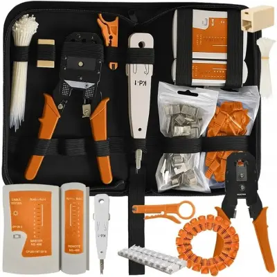 Komplet za mrežo XL BIGSTREN,  9 delno orodje s torbico