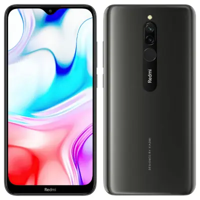 Obnovljeno - znaki rabe - Ecofone Redmi 8 crn 64 GB 4 GB ram dual sim