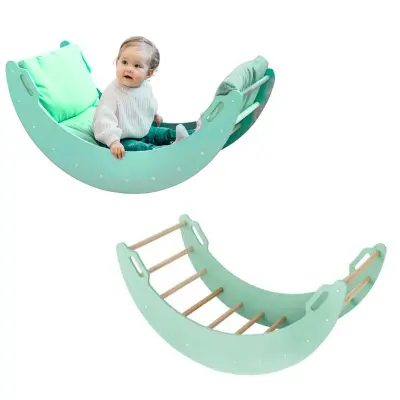 Lesena gugalnica Moon green