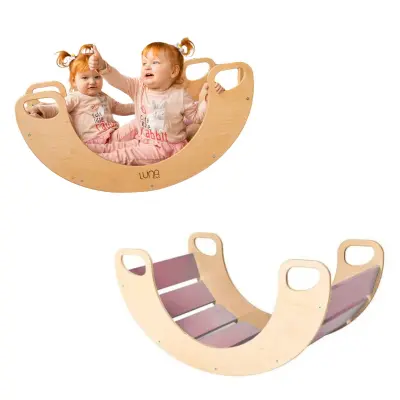 Lesena gugalnica Sunny pink