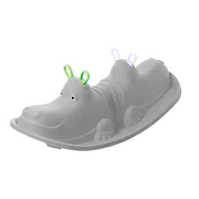 Otroška večnamenska gugalnica Hippo - siva