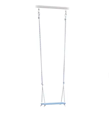 Gugalni leseni sedež Karussell modre barve