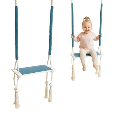 Sobna gugalnica za otroke turkizna