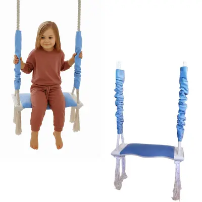 Soba gugalnica za otroke modri val