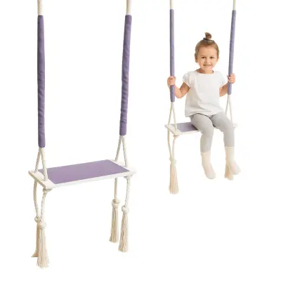 Gugalnica soba za otroke vijolična