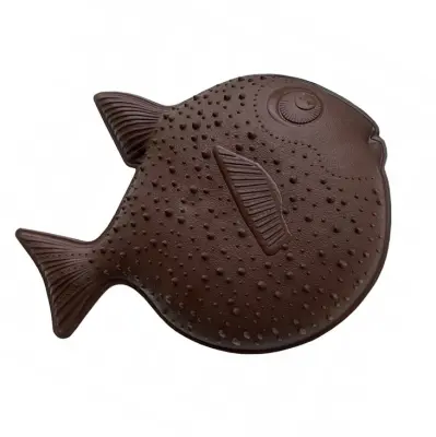 Senzorična podloga za otroke Fish 1 kos rjava mehka