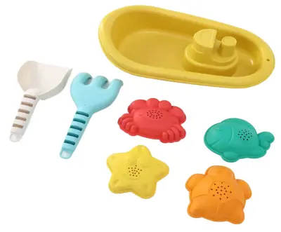 Igrače za peskovnik Max ladja - rumena