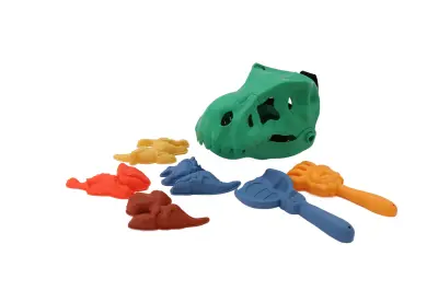 Igrače za peskovnik Dino Trap - zelene