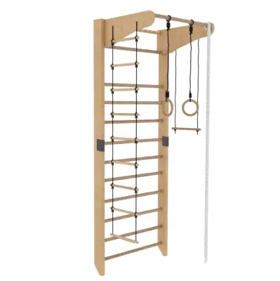 Kinder Športna Gimnastična lestev – telovadna, švedska lestev za dom in otroke