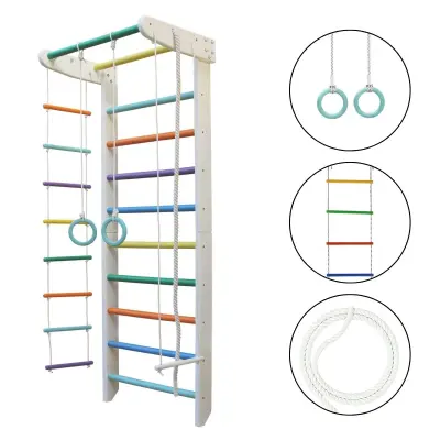Gimnastična lestev – telovadna, švedska lestev za dom in otroke Kolibri