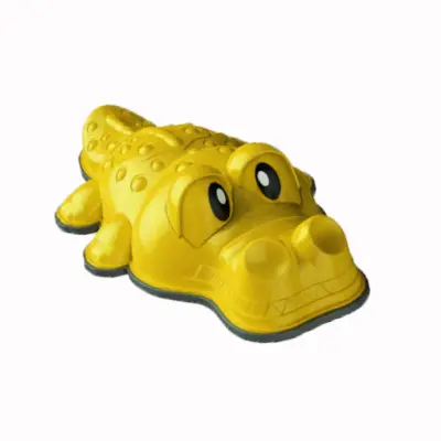 Senzorična pot rečni kamni Krokodil - rumena