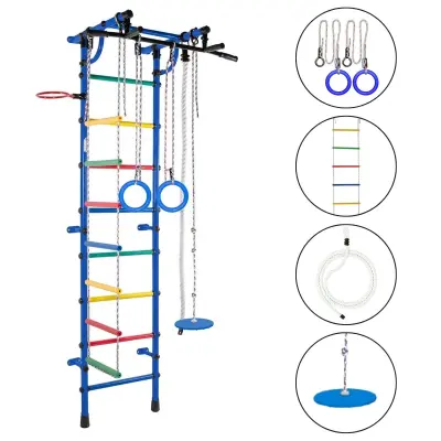 Telovadna, švedska lestev za dom Gamma Plus - modra