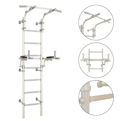 Telovadna, švedska lestev za dom Teenager Plus - bela