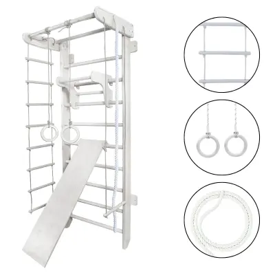 Telovadna, švedska lestev za dom Numi Plus bela